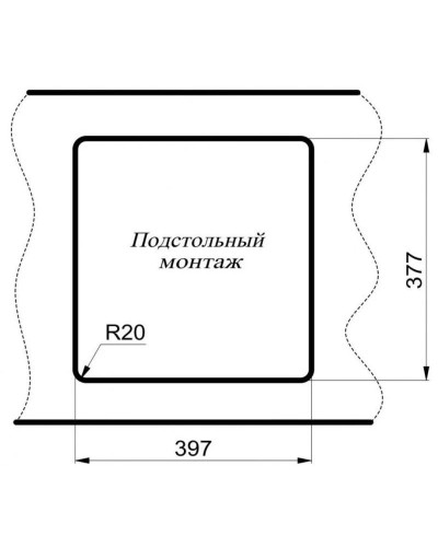 Кухонная мойка Milacio Leon 45 бежевый MC.77094