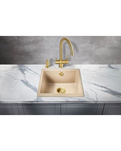 Кухонная мойка Milacio Leon 45 бежевый MC.77094