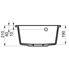 Кухонная мойка Milacio Leon 55 бежевый MC.77084