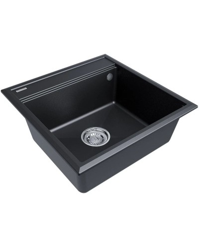 Кухонная мойка Paulmark Stepia черный металлик PM115051-BLM