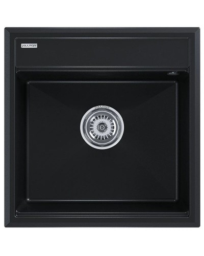 Кухонная мойка Paulmark Stepia черный металлик PM115051-BLM