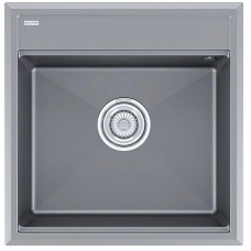Кухонная мойка Paulmark Stepia серый металлик PM115051-GRM