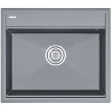Кухонная мойка Paulmark Stepia серый металлик PM115951-GRM