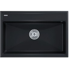 Кухонная мойка Paulmark Stepia черный металлик PM117551-BLM
