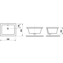 Кухонная мойка 59 см Jika Doris 8510290000001