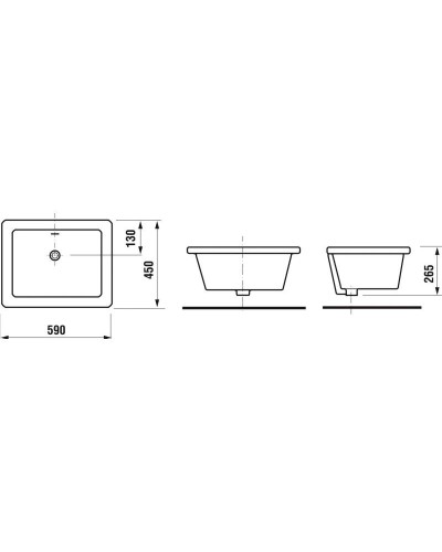 Кухонная мойка 59 см Jika Doris 8510290000001
