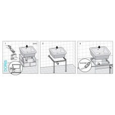 Кухонная мойка 59 см Jika Doris 8510290000001