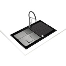 Кухонная мойка Teka Diamond RS15 1B 1D 86 Black 115100011