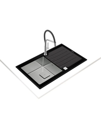 Кухонная мойка Teka Diamond RS15 1B 1D 86 Black 115100011