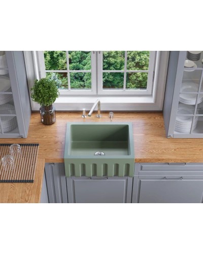 Кухонная мойка Natceramic Omoikiri Mikura 61-WH белый 4997068