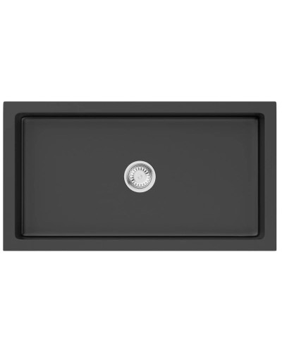 Кухонная мойка Natceramic Omoikiri Mikura 76-BL черный 4997075