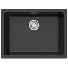 Кухонная мойка Natceramic Omoikiri Okinoshima 61-U/I-BL черный 4997063
