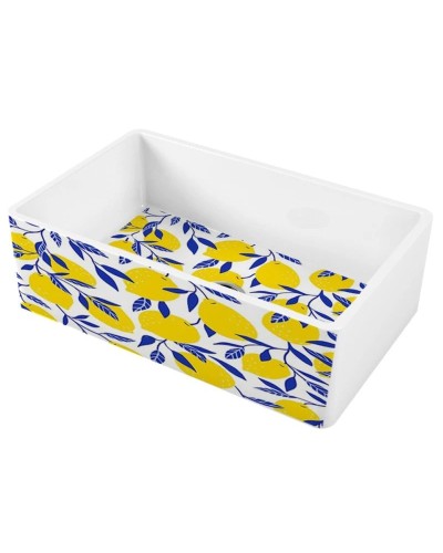 Кухонная мойка Natceramic Omoikiri Mikura 76-Lemon white 4993020