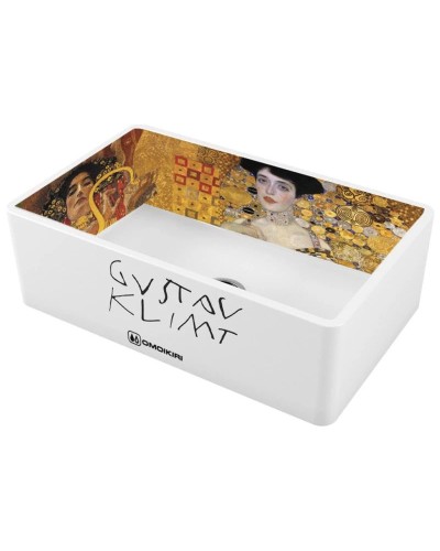 Кухонная мойка Natceramic Omoikiri Mikura 76-Klimt white 4993022