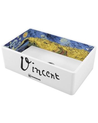 Кухонная мойка Natceramic Omoikiri Mikura 76-Vangogh white 4993024