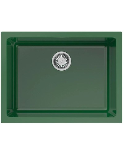 Кухонная мойка Natceramic Omoikiri Okinoshima 61-U/I-RG Glossy royal green 4911263