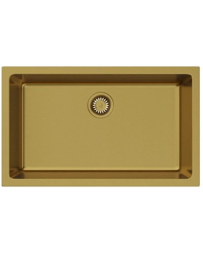 Кухонная мойка Natceramic Omoikiri Okinoshima 76-U/I-G Matt золотой матовый 4993169