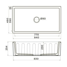 Кухонная мойка Natceramic Omoikiri Mikura 83-PE pebble 4997084
