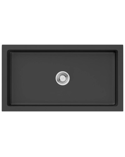 Кухонная мойка Natceramic Omoikiri Mikura 83-BL черный 4997081