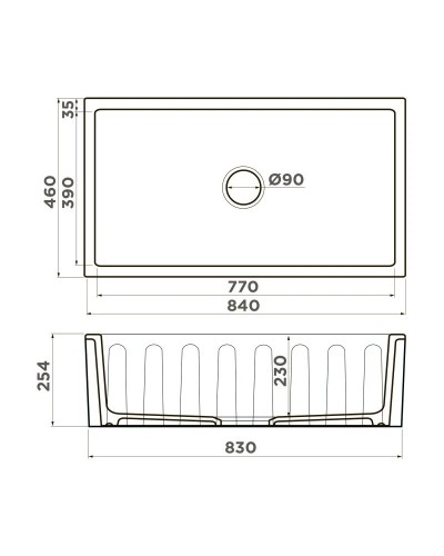 Кухонная мойка Natceramic Omoikiri Mikura 83-SI silver 4993175