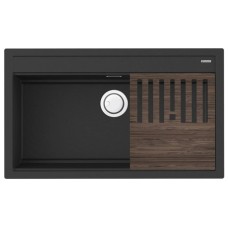 Кухонная мойка Artceramic Omoikiri Kitagawa 86-LB-GB графит 4993794