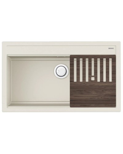 Кухонная мойка Artceramic Omoikiri Kitagawa 86-LB-WH белый 4993795