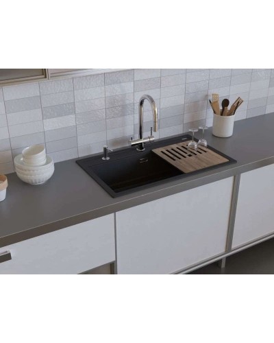 Кухонная мойка Artceramic Omoikiri Kitagawa 86-LB-WH белый 4993795