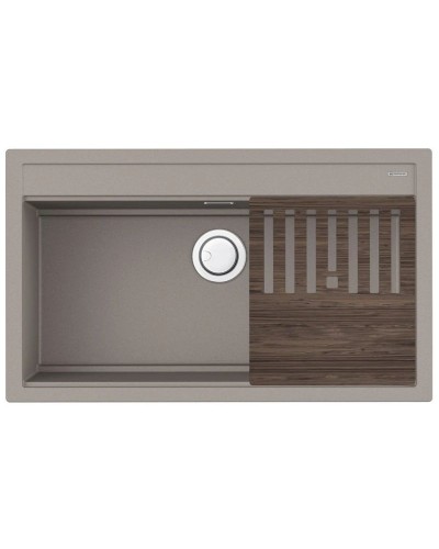 Кухонная мойка Artceramic Omoikiri Kitagawa 86-LB-GR leningrad grey 4993796