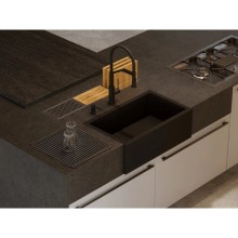 Кухонная мойка Natceramic Omoikiri Mikura 83-BL черный 4997081