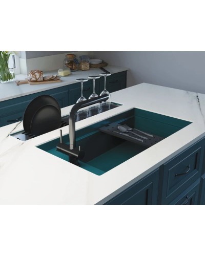 Кухонная мойка Artceramic Omoikiri Kinaru 86-U/I GB графит 4997027