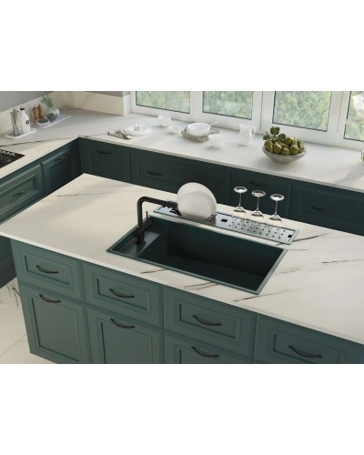 Кухонная мойка Artceramic Omoikiri Kinaru 86-U/I CN canyon 4997025