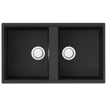 Кухонная мойка Artceramic Omoikiri Kitagawa 83-2-U-GB графит 4993811