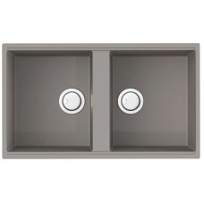 Кухонная мойка Artceramic Omoikiri Kitagawa 83-2-U-GR leningrad grey 4993810