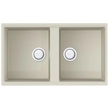 Кухонная мойка Artceramic Omoikiri Kitagawa 83-2-U-WH /белый 4993809