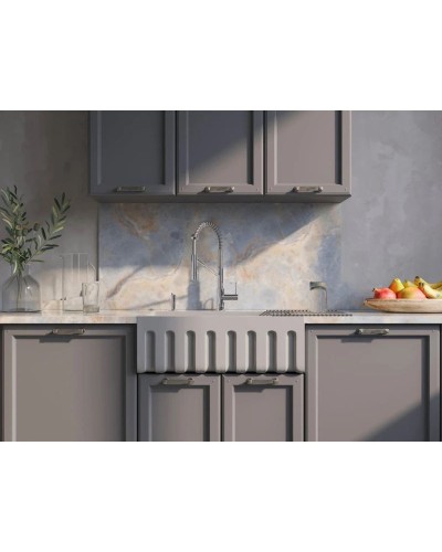 Кухонная мойка Natceramic Omoikiri Mikura 91-PE pebble 4997090