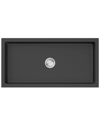 Кухонная мойка Natceramic Omoikiri Mikura 91-BL черный 4997087