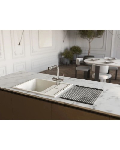 Кухонная мойка Artceramic Omoikiri Sumi 65A-WH белый 4993861