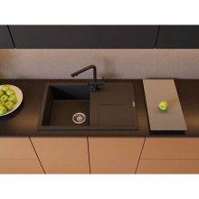 Кухонная мойка Artceramic Omoikiri Sumi 79A-GR ленинградский серый 4997098