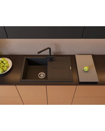 Кухонная мойка Artceramic Omoikiri Sumi 79A-GR ленинградский серый 4997098