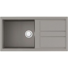 Кухонная мойка Artceramic Omoikiri Kitagawa 100-GR ленинградский серый 4993788