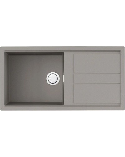 Кухонная мойка Artceramic Omoikiri Kitagawa 100-GR ленинградский серый 4993788