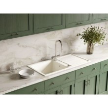 Кухонная мойка Artceramic Omoikiri Kitagawa 100-WH белый 4993787