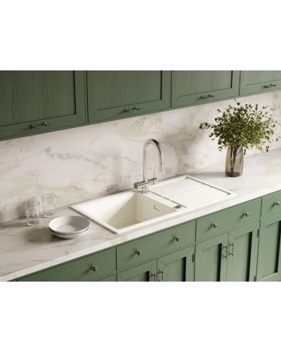 Кухонная мойка Artceramic Omoikiri Kitagawa 100-WH белый 4993787