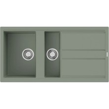 Кухонная мойка Artceramic Omoikiri Kitagawa 100-2-WG wind green 4993252