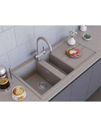 Кухонная мойка Artceramic Omoikiri Kitagawa 100-2-WG wind green 4993252