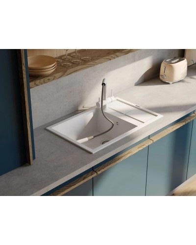 Кухонная мойка Artceramic Omoikiri Sumi 78A-LB-WH белый 4997100