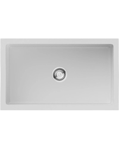 Кухонная мойка Natceramic Omoikiri Mikura 76-WH белый глянец 4993258