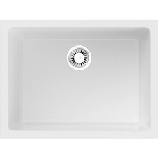 Кухонная мойка Natceramic Omoikiri Okinoshima 61-U/I-WH белый глянец 4993256