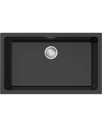Кухонная мойка Natceramic Omoikiri Okinoshima 76-U/I-BL черный 4997146