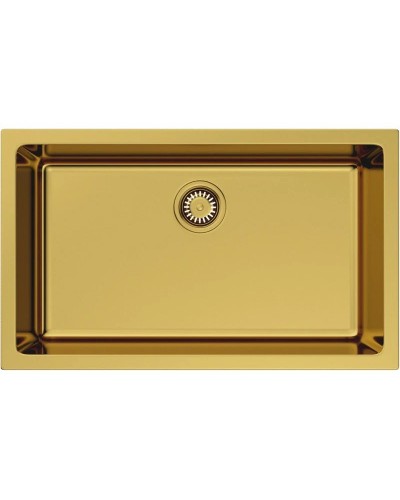 Кухонная мойка Natceramic Omoikiri Okinoshima 76-U/I-G золотой глянец 4993041